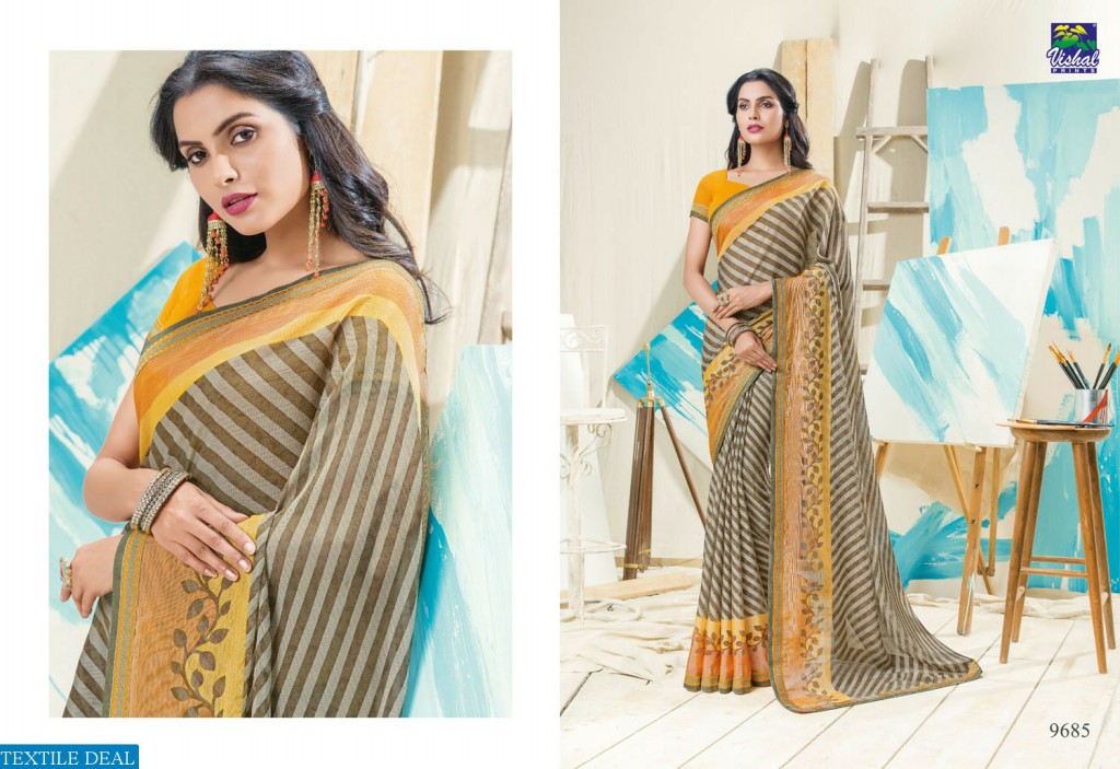 Vishal Artistry Collection Wholesale indian Saree catalog